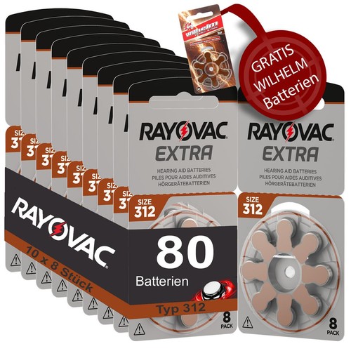 Hörgerätebatterien - 80,