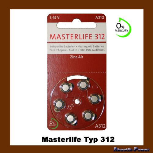Masterlife hörgerätebatterie - masterlife,