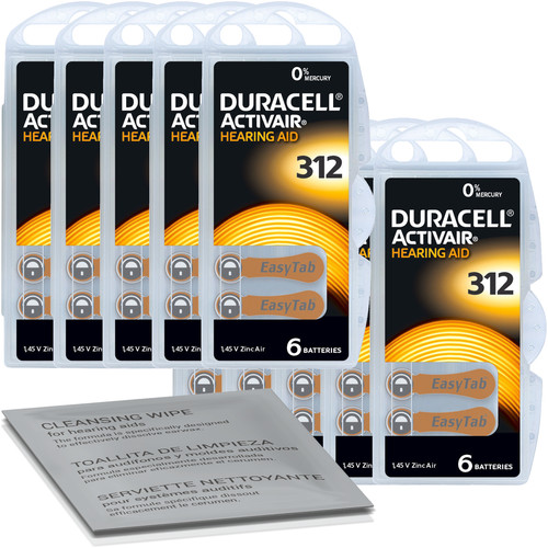 60x duracell activair 312 - activair,