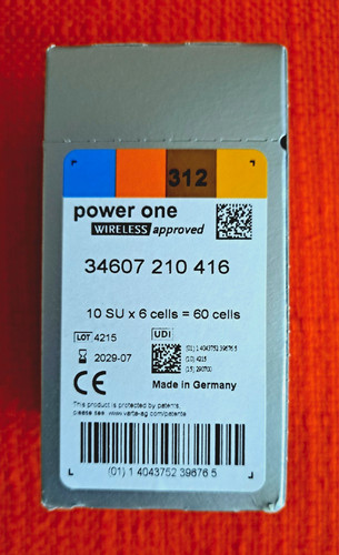 90x hörgerätebatterien power - hörgerätebatterien,